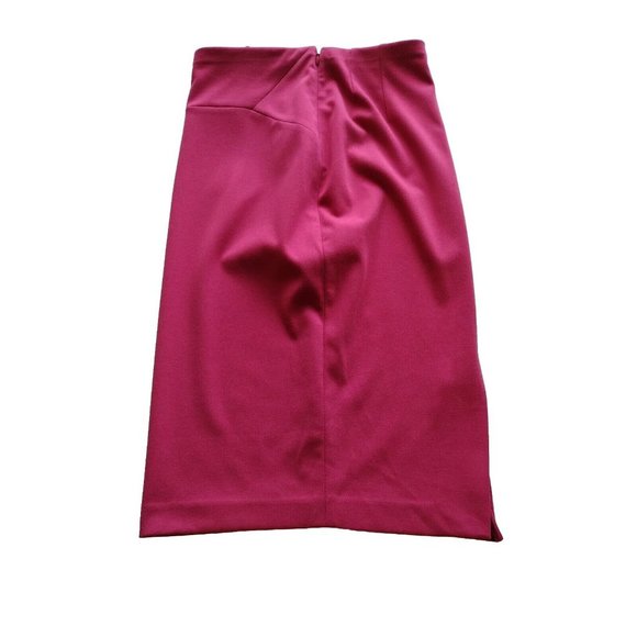 The Limited Skirt Womens 2 Knit Slit Side Zip Pink Stretch - Picture 11 of 12